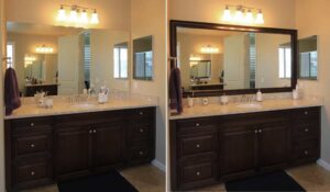 Read more about the article Vanity Mirror Makeover Changes the Look of Your Bathroom!