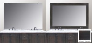 Bathroom Mirror Frame Ideas - Before and After from actual customers!