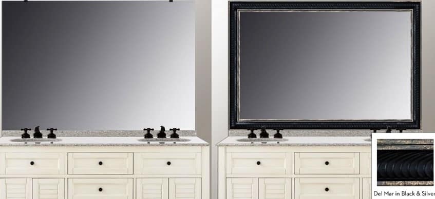 Framing Bathroom Mirrors