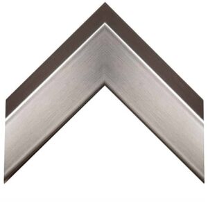 Moderna Bevel Stainless Mirror Frame