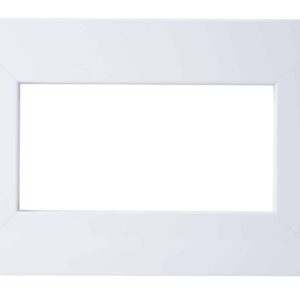 Liquid White Mirror Frame