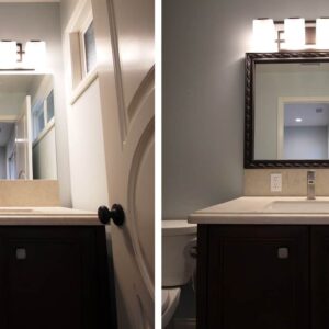 Le Flore Mirror Frame in Bronze Brown