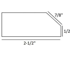 Moderna Beveled Stainless Mirror Frame Silhouette