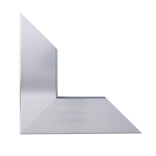 Moderna Brushed Silver Mirror Frame