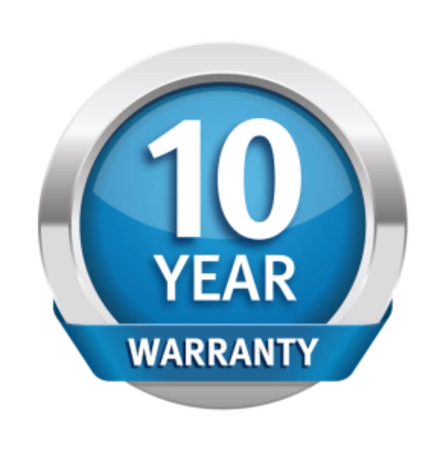 10 Year Warranty